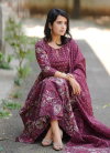 Maroon Colour Rayon With Printed Kurti With Pant And Dupatta Exporters In India Aaradhna 2033